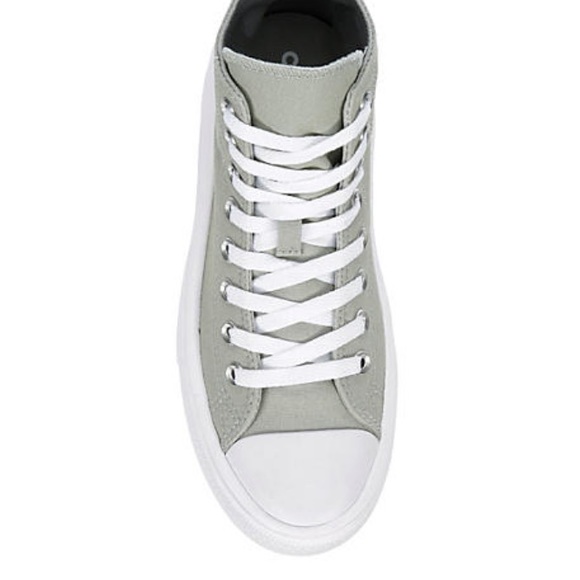 BRAND NEW CONVERSE WOMENS CHUCK TAYLOR ALL STAR MOVE HIGH TOP - PALE GREEN - Picture 6 of 7